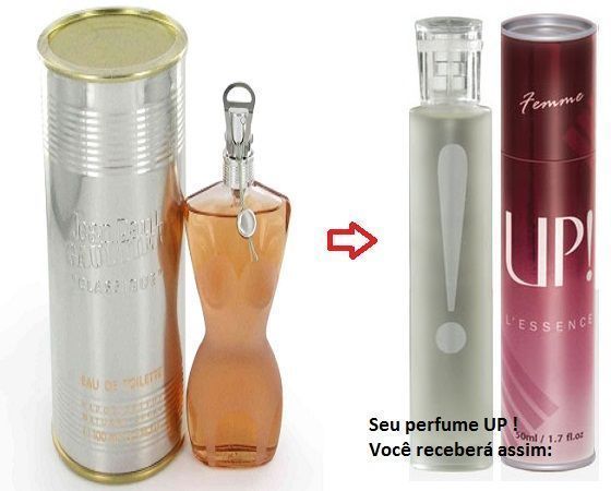 Perfume UP! Essência do Jean Paul Fem. 50ml