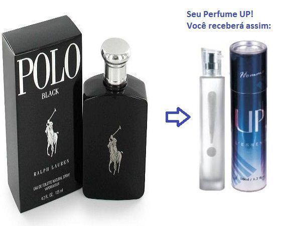 Perfume Up! Essência do POLO BLACK masc. 50ml R$ 79,00