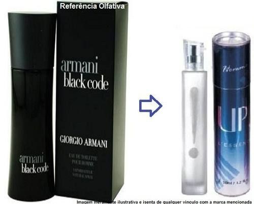 Perfume Masculino 50ml - UP! 35 - Armani Black Code